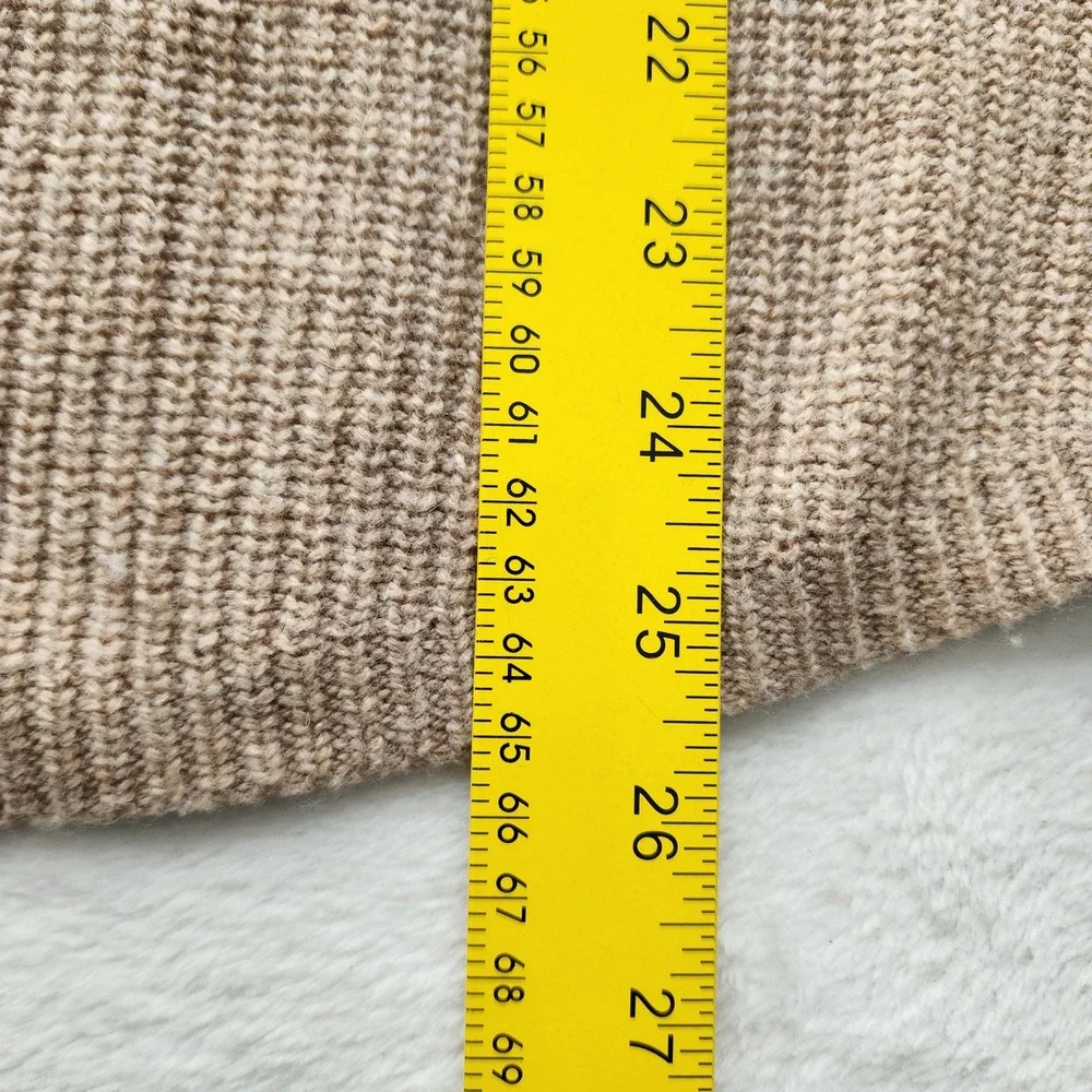 Tahari Cowl Neck Sweater Womens Small Merino Wool Blend Rib Knit Tunic Luxury - Picture 12 of 16